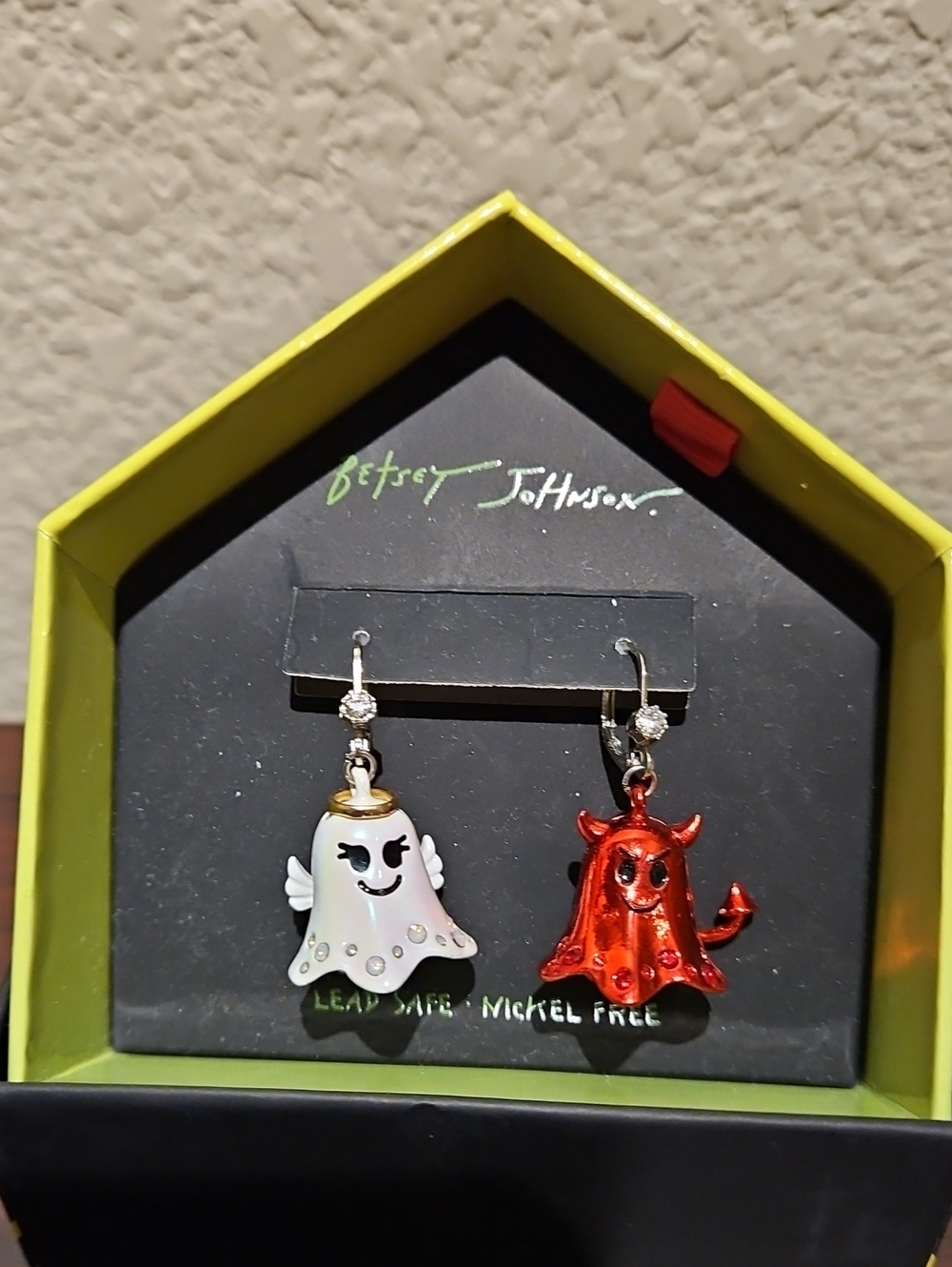 Betsey Johnson - Angel & Devil Ghost Earrings